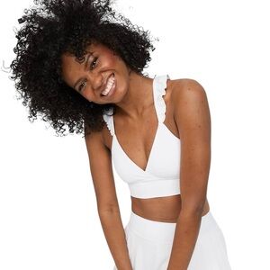 OFFLINE By Aerie Real Me XTRA Ruffle Sports Bra - large